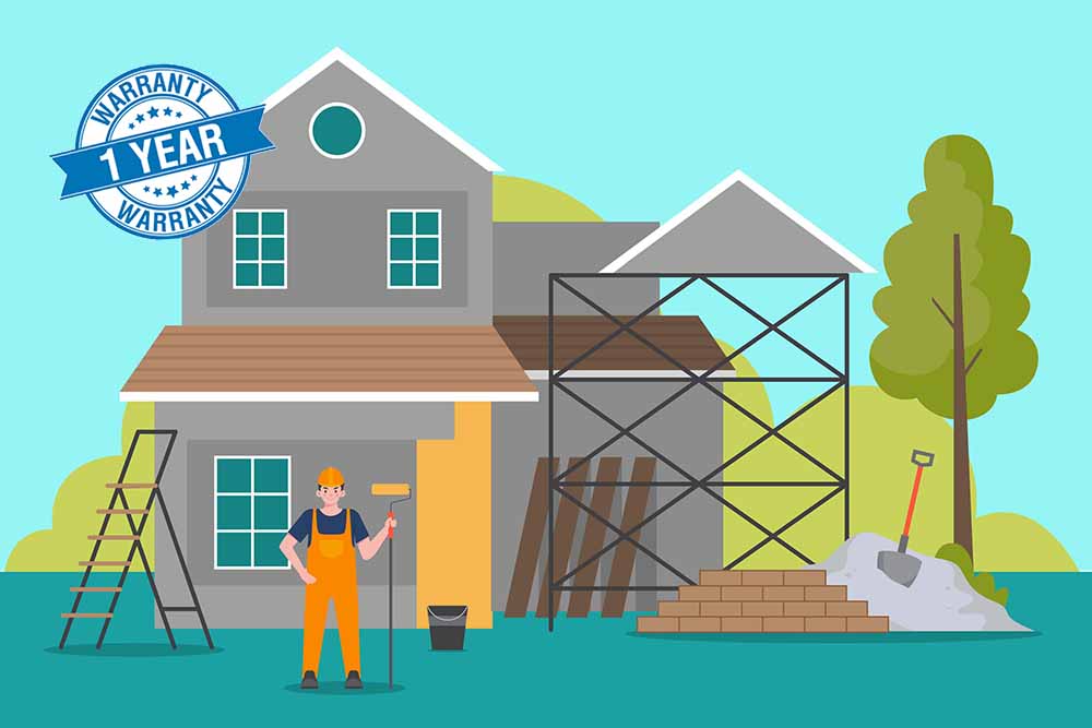 Builders Warranty Inspection Illustration